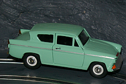 Slotcars66 Ford Anglia 105E 1/32 scale Diecast model green 